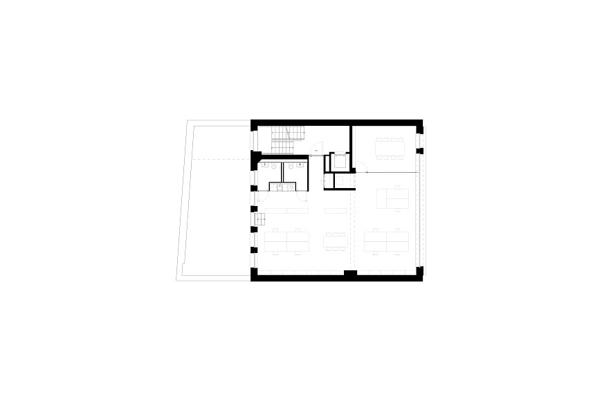 Umbau Büroraum Greifengasse , Basel - Grundriss